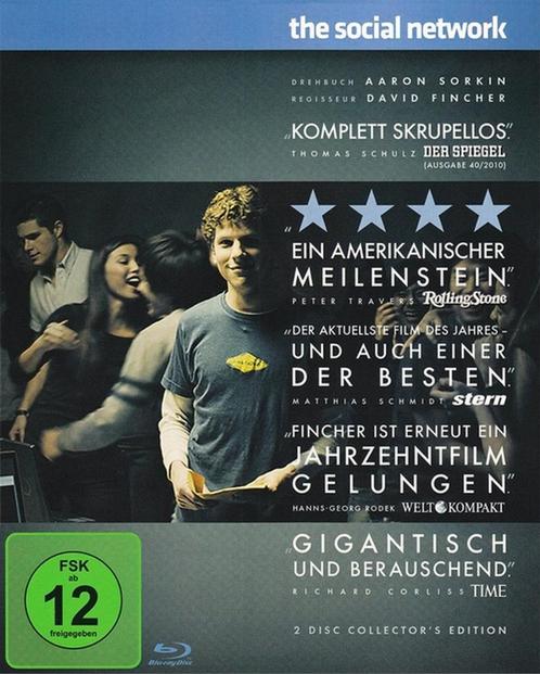 Blu-ray: The Social Network (Collector's Edition), Cd's en Dvd's, Blu-ray, Zo goed als nieuw, Drama, Ophalen of Verzenden