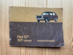 Instructieboekje Fiat 127, Auto diversen, Handleidingen en Instructieboekjes, Ophalen