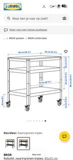 Ikea BROR roltafel, Huis en Inrichting, Ophalen, Zo goed als nieuw