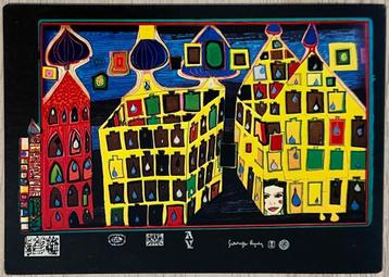 0100B  HUNDERTWASSER ~ it hurts to wait with love beschikbaar voor biedingen