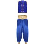 Blauw arabische prins kostuum, Verzenden, Nieuw, Overige maten, Overige thema's