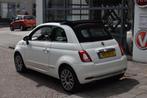 Fiat 500 C 80pk Turbo Lounge|16"|Nav|Lage km!, Stof, Gebruikt, Euro 6, Cabriolet