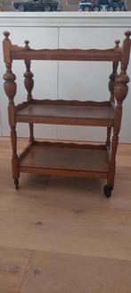 Antieke Houten Serveerwagen / Theewagen, Antiek en Kunst, Ophalen