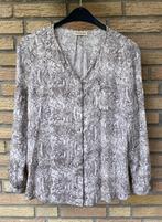 Repeat blouse in 95% silk zijde seita en 5% elastan NIEUW, Kleding | Dames, Blouses en Tunieken, Repeat, Bruin, Verzenden, Nieuw