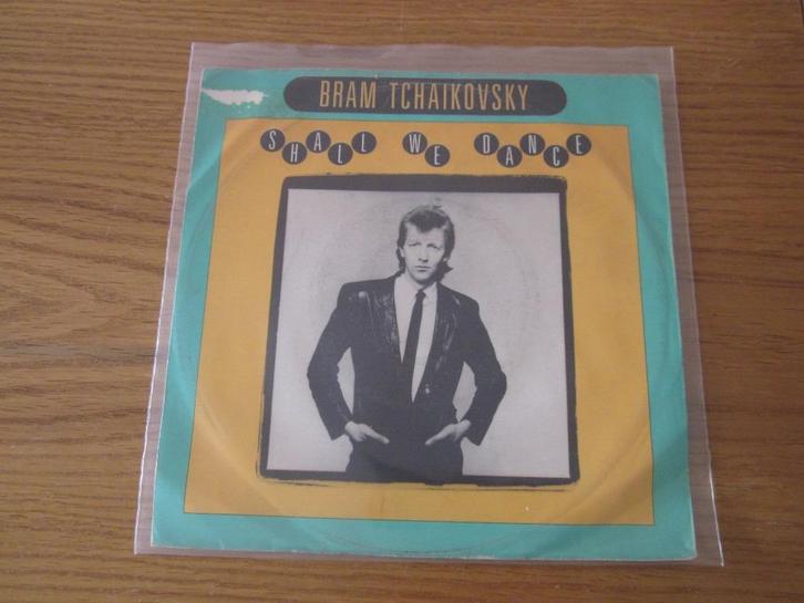 Bram Tchaikovsky ‎- Shall We Dance 1981 Holland Single, Cd's en Dvd's, Vinyl Singles, Gebruikt, Single, Rock en Metal, 7 inch