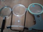 Drie vergrootglas, Hobby en Vrije tijd, Vergrootglazen, Loepen en Loeplampen, Ophalen of Verzenden, Vergrootglas of Loep