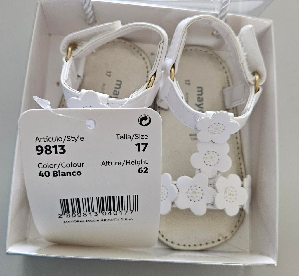 Baby sandalen maat 17, Ophalen, Zo goed als nieuw, Meisje, Schoentjes