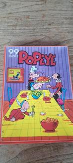 Popeye Puzzel - 99 Stukjes-vintage, Ophalen of Verzenden, Minder dan 500 stukjes, Gebruikt, Legpuzzel