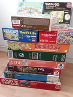 Verschillende  puzzels, Hobby en Vrije tijd, Gezelschapsspellen | Bordspellen, Ophalen, Zo goed als nieuw