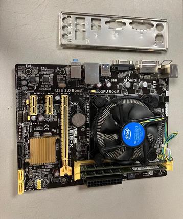 Asus H81M-K + i5-4460 + 16GB beschikbaar voor biedingen