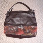 Think! Leren tas/handtas/schoudertas, Ophalen of Verzenden, Zo goed als nieuw, Bruin, Handtas