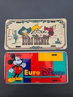 Disney vintage autoplaten / kenteken, Ophalen of Verzenden, Gebruikt, Beeldje of Figuurtje