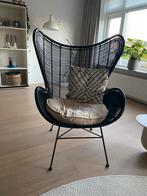 HK Living Egg chair, Huis en Inrichting, Fauteuils, Ophalen, Zo goed als nieuw, Riet of Rotan, 75 tot 100 cm