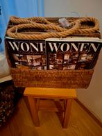 Birma rieten lectuurbak, Huis en Inrichting, Woonaccessoires | Krantenbakken en Lectuurbakken, Ophalen, Zo goed als nieuw