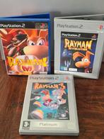 3 Rayman Games PS2, Avontuur en Actie, 1 speler, Ophalen of Verzenden, Zo goed als nieuw