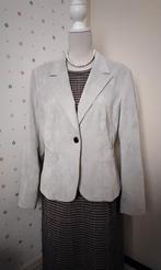 Armani Jeans,  lichtgrijs corduroy jasje- colbert-blazer, 42, Kleding | Dames, Jasjes, Kostuums en Pakken, Ophalen of Verzenden