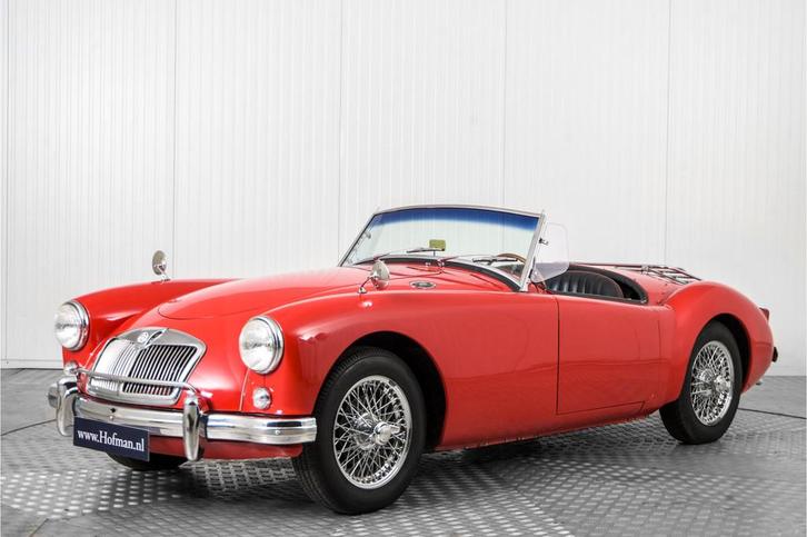 MG A 1500 (bj 1959), Auto's, MG, Bedrijf, Te koop, A, Open dak, Benzine, Cabriolet, Handgeschakeld, Rood, Gebruikt