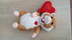 A&H hamster knuffel. I love you knuffel., Kinderen en Baby's, Speelgoed | Knuffels en Pluche, Ophalen of Verzenden, Zo goed als nieuw
