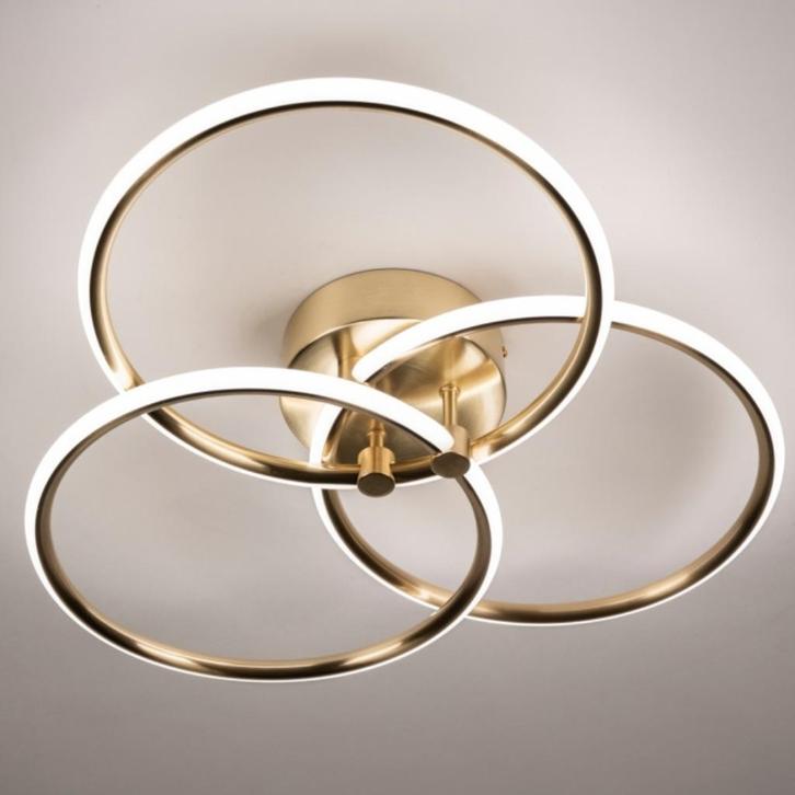 plafondlamp led 50cm goud bed keuken bank tafel lamp 50cm, Huis en Inrichting, Lampen | Plafondlampen, Nieuw, Ophalen of Verzenden