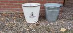 zinken emmers, Ophalen, Gebruikt, Zink