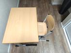 Schooltafeltje met stoeltje, Kinderen en Baby's, Kinderkamer | Tafels en Stoelen, Ophalen, Gebruikt, Tafel(s) en Stoel(en)