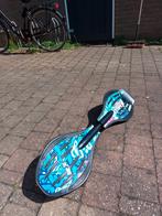 Waveboard, blauw, Sport en Fitness, Skateboarden, Ophalen of Verzenden, Gebruikt, Waveboard