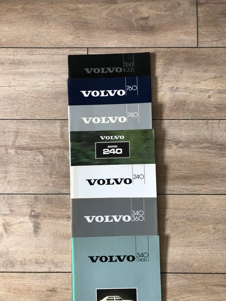 Volvo brochures folders 760 740 240 360, Ophalen of Verzenden, Zo goed als nieuw, Volvo