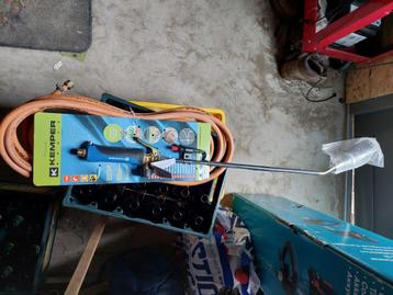dakbrander onkruidbrander met piezo nieuw / volle gasfles  beschikbaar voor biedingen