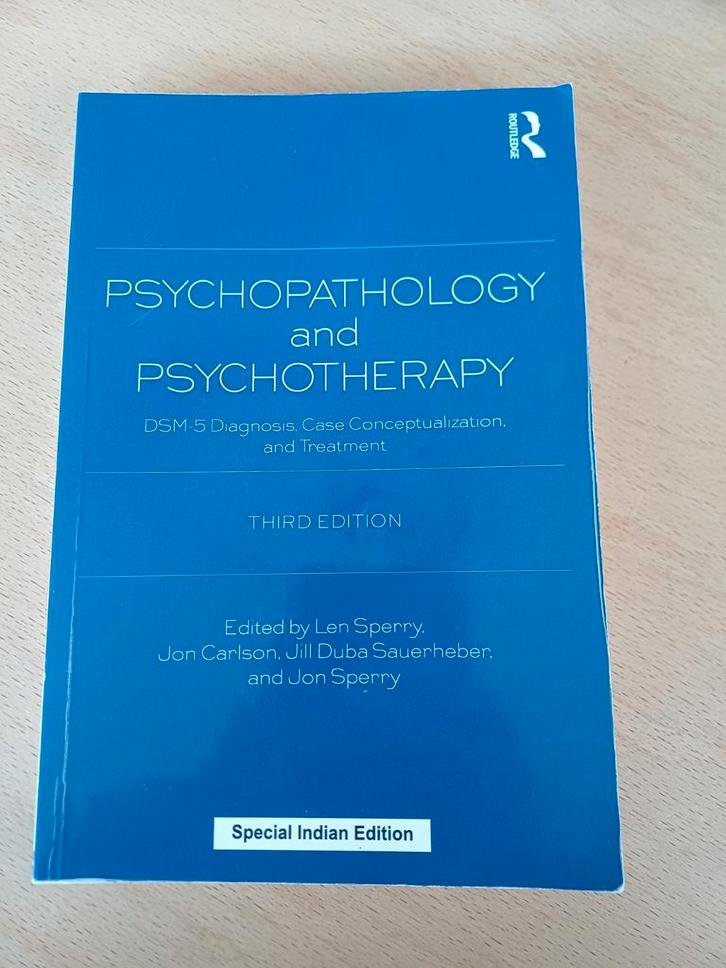 Psychopathology & Psychotherapy - DSM-5, Boeken, Psychologie, Gelezen, Klinische psychologie, Ophalen of Verzenden