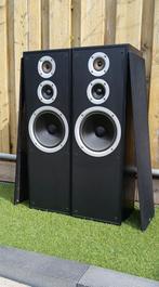 Set Zuil Luidsprekers JAMO Studio 180 Zwart 170 Watts  8Ω, Ophalen, Zo goed als nieuw, 120 watt of meer, Front, Rear of Stereo speakers