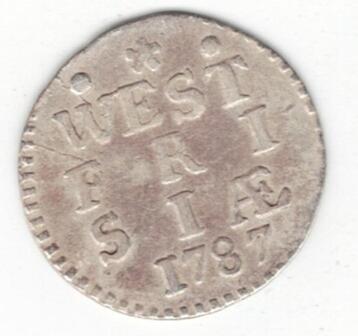 25-2170 West Friesland 2 stuiver 1787 beschikbaar voor biedingen