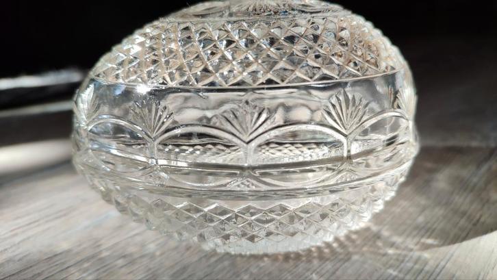 Avon Loodkristal Bonbonschaal Ei Vorm, Antiek en Kunst, Antiek | Glas en Kristal, Ophalen of Verzenden