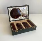 prachtige antieke art nouveau zilver en schildpad vanity set, Ophalen of Verzenden