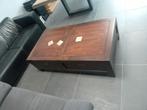 Teakhout salon tafel, nette tafel., Ophalen, Gebruikt, 100 tot 150 cm, Teakhout