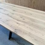 Rechthoekige eiken eettafel - SHOWMODEL 50% korting!, Trend Table, Nieuw, Vijf personen of meer, Nijverheidsweg 8a