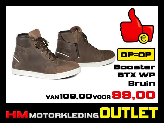 Motorschoen / Motorsneaker Booster BTX WP - Bruin, Motoren, Kleding | Motorkleding, Laarzen, Nieuw met kaartje, Ophalen
