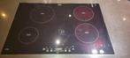 Inductiekookplaat 80cm Whirlpool 4 zones, Witgoed en Apparatuur, Kookplaten, Ophalen, Gebruikt, 4 kookzones, Inbouw