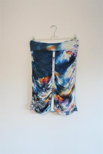 Rok Blauw Turquoise Batik NED mt 38 (3246) beschikbaar voor biedingen