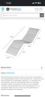Hartman Ligstoel kussens, Tuin en Terras, Ligbedden, Ophalen, Zo goed als nieuw