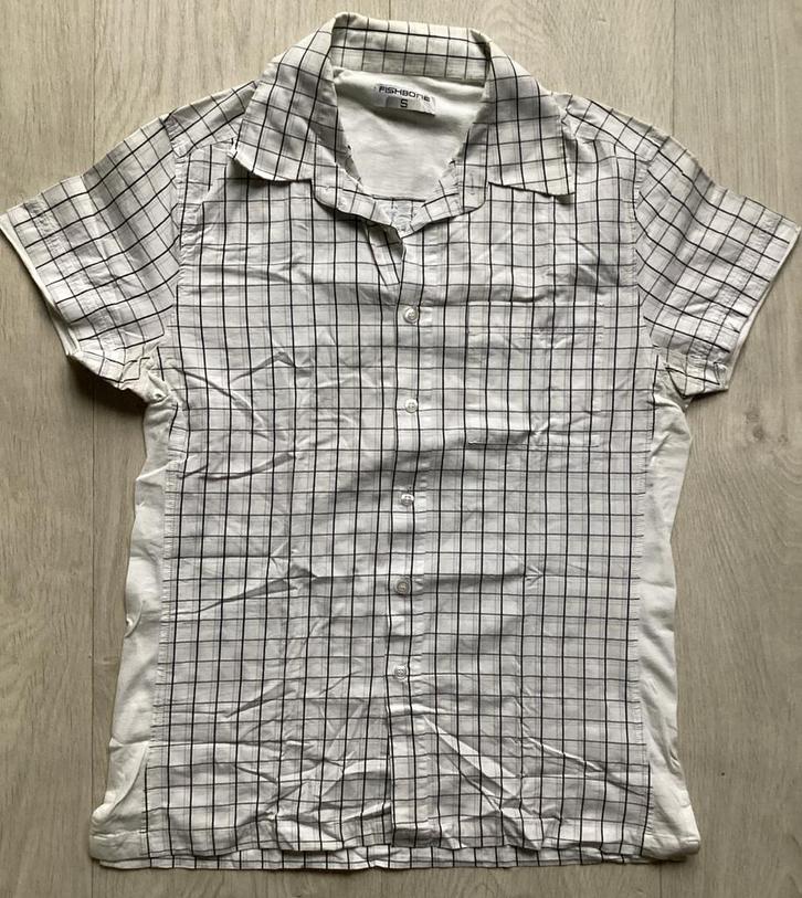 Witte blouse / Overhemd Maat S van Fishbone, Kleding | Heren, Overhemden, Gedragen, Halswijdte 38 (S) of kleiner, Wit, Ophalen of Verzenden
