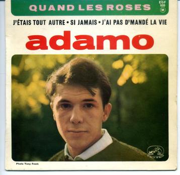 Adamo Quand Les Roses vinyl EP single 4 nrs 1964 zeer mooi beschikbaar voor biedingen