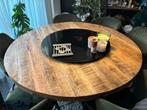 Houten Eettafel - Rond, Ophalen of Verzenden, Gebruikt, Rond, Hout