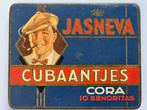 Jasneva Cubaantjes cora sigaren blik, Verzamelen, Ophalen of Verzenden, Gebruikt, Overige