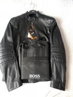 Hugo Boss Leren Jas - Maat L (52/54) - Nieuw!, Ophalen of Verzenden, Nieuw, Maat 52/54 (L), Zwart