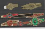 Klassiek lot 11   DIVERSE sigarenbandjes, Verzamelen, Rookartikelen, Aanstekers en Luciferdoosjes, Ophalen, Gebruikt, Sigarenbandjes