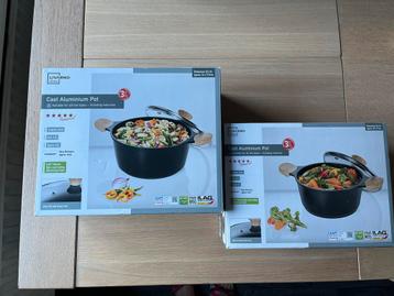 2x Livarno Home Aluminium Kookpan - z.g.a.n. beschikbaar voor biedingen