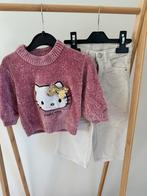 Hello Kitty trui & ribcord broek - Maat 92, Ophalen of Verzenden, Gebruikt, Meisje