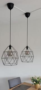 2x Hanglampen, Ophalen, Zo goed als nieuw, Metaal, 75 cm of meer
