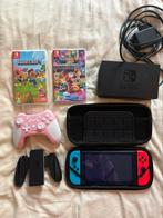 Nintendo Switch 1 met spellen & accesoires, Spelcomputers en Games, Ophalen, Met games, Met 2 controllers, Zo goed als nieuw