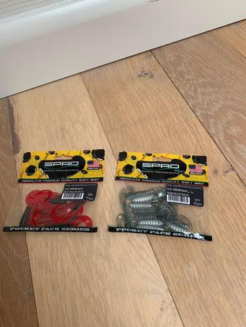 Nieuwe Spro U.S. Grub shads, 10 stuks in 6cm beschikbaar voor biedingen